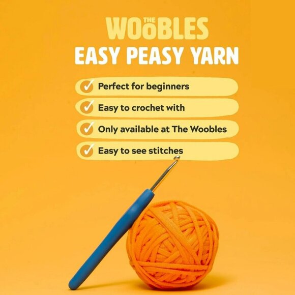 The Woobles Beginners Crochet Kit with Easy Peasy Yarn as Seen on Shark Tank - Picture 5 of 6